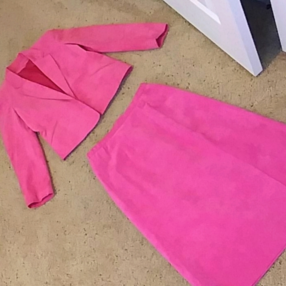 Blazer and skirt size 12 ultrasuede